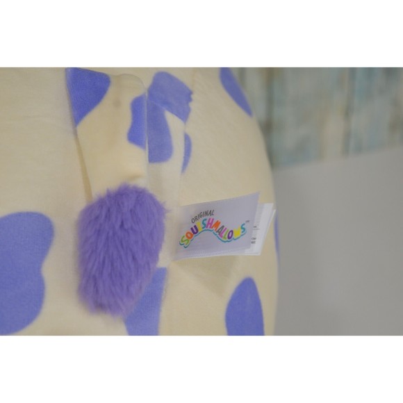 Squishmallows 16" Conway The Purple Spotted Highland Cow Plush NWT - Picture 10 of 11